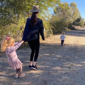 Laura Prepon Instagram - Taking unknown paths with the ones you love. Appreciating the little things. 💗