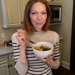 Laura Prepon Instagram – This is one of my fav soups! Healthy, easy, and so yummy. You might recognize one of the ingredients from last week, too… 💁🏻‍♀️ 🍅 #GetYourPrepOn #PrepOn