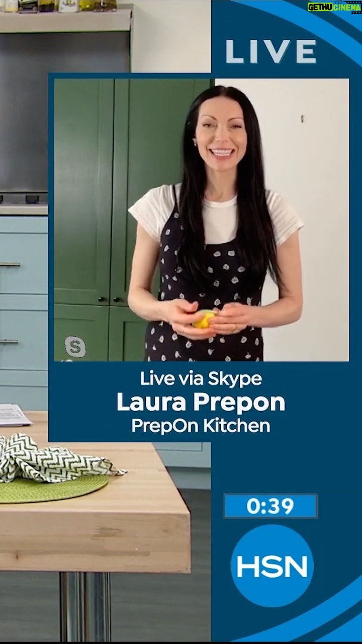 Laura Prepon Instagram - Join me behind the scenes from my first @HSN appearance for @PrepOnKitchen filmed live from my home kitchen! #GetYourPrepOn #PrepOn #bts