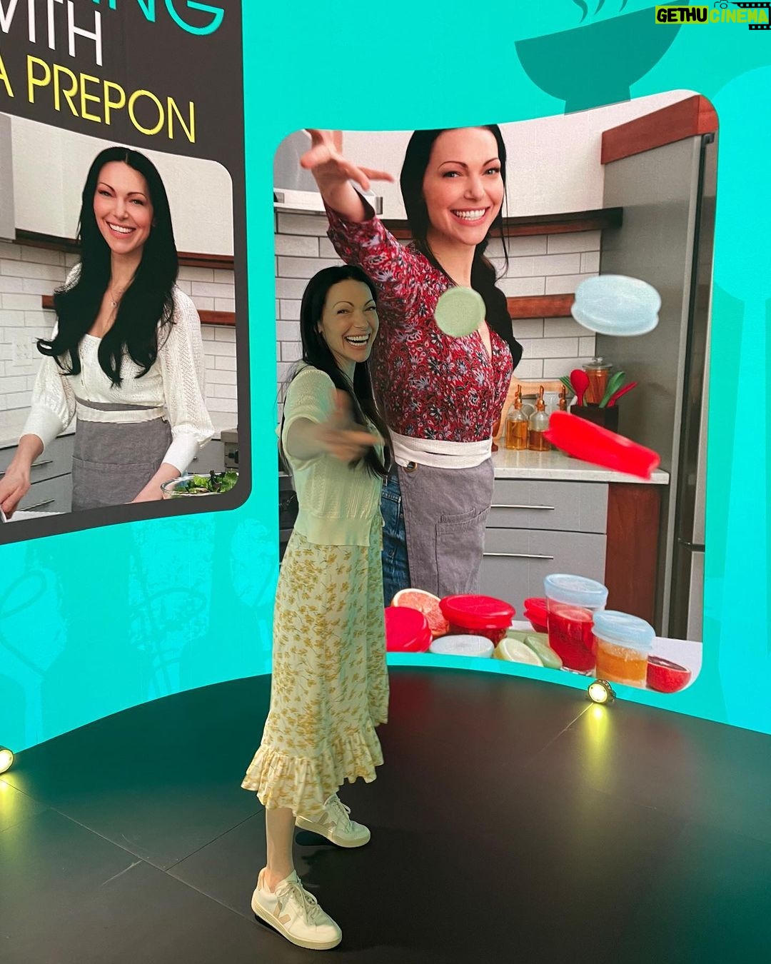 Laura Prepon Instagram - Had a great time on @accesshollywood talking about @preponkitchen! Watch now by swiping up in my stories! #GetYourPrepOn #PrepOn