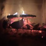 Laura Prepon Instagram – I mean…doesn’t it look like an alligator?? 🔥🪵🐊 I swear I’m not at a table in the basement… #That70sShow