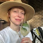 Laura Prepon Instagram - This weekend calls for a lemony-summer spritz! Cheers!