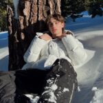 Lauren Orlando Instagram - catching up with each other and nature in @canadagoose ‘s HUMANATURE capsule – their most sustainable collection to date #LiveInTheOpen Lake Tahoe, California