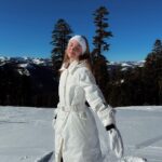 Lauren Orlando Instagram - catching up with each other and nature in @canadagoose ‘s HUMANATURE capsule – their most sustainable collection to date #LiveInTheOpen Lake Tahoe, California