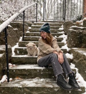 Lauren Orlando Instagram - snow day 🌨