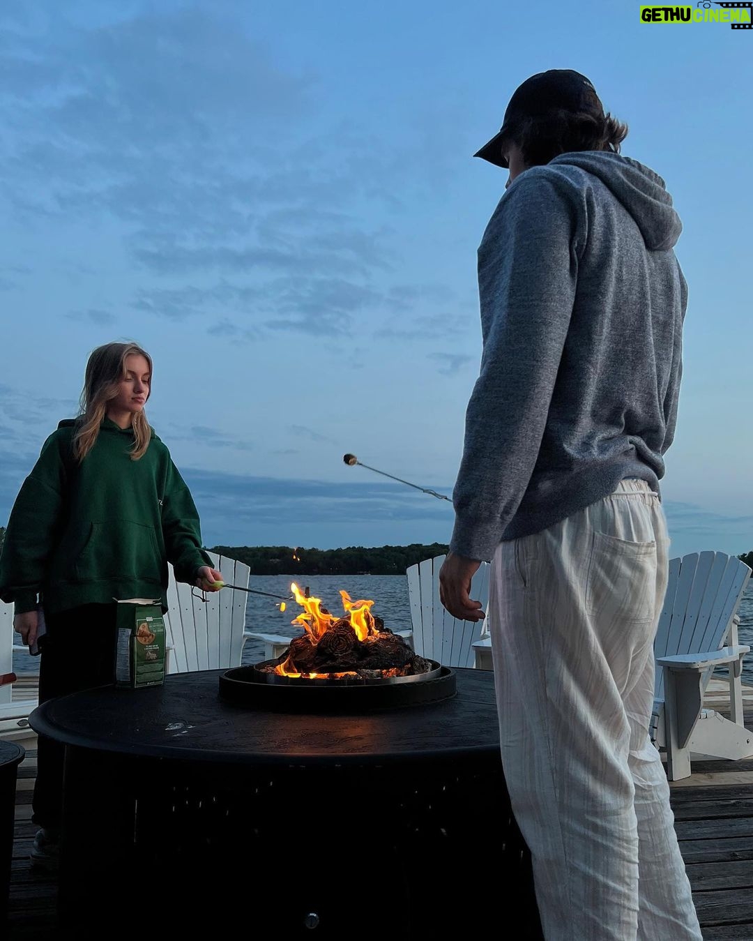 Lauren Orlando Instagram - big s’mores girl Muskoka