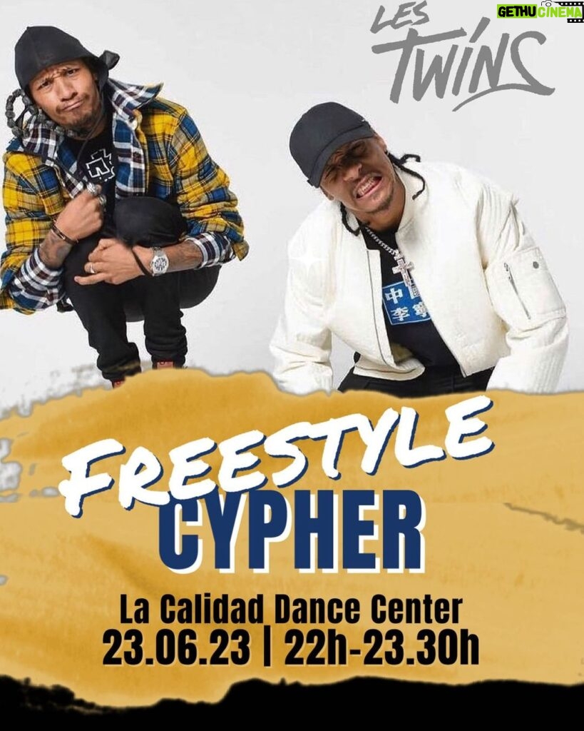 Laurent Bourgeois Instagram - 🚨 HAPPENING TONIGHT! 🚨 Frankfurt After Workshop FREESTYLE CYPHER 23.06.23 | 10pm @lacalidaddancecenter 🎟️ On Sale Now! Link in the bio #lestwins #dance #music #hiphop #fun #frankfurt #freestyle #events