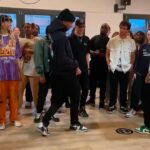 Laurent Bourgeois Instagram – @lestwinsoff at @jdschool workshop! #lestwins #dance #hiphop #workshoptour