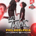 Laurent Bourgeois Instagram - US TOUR IS UP NEXT!!! We just getting started! Swipe Left for Details!! <<<<<<<<<<<<<<<< 07.11.23 | 7pm Philadelphia @iamphresh_ 🎟️ www.lestwins Philly.Eventbrite.com <<<<<<<<<<<<<<<< 07.13.24 | 6pm New Jersey @stopdropdancenj 🎟️www.Lestwinsnj2023.eventbrite.com <<<<<<<<<<<<<<<< 07.28.23 | New York @vic1336 🎟️www.lestwinsnewyork2023.Eventbrite.com #lestwins #dancetour #workshoptour #dance #hiphop #philadelphia #philly #newjersey #newyork #stopdropdancenj #iamphresh #showmeee