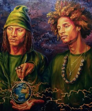 Laurent Bourgeois Instagram - Merry Christmas to all 🎄  Sending • Love • Peace • Joy & Health to every soul all over the world. @officiallestwins @lestwinson @lestwinsoff.  Artist  @victoria_bibs