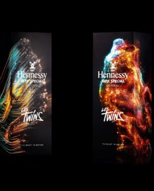 Laurent Bourgeois Instagram - We’re proud to reveal our Limited Edition bottles created for @Hennessy 

But hold up… This is not just a simple design. We’ve started a movement, featuring an interpretive freestyle about Hennessy Very Special. Those moves, OUR actual movements, thanks to motion capture, appear right on our limited edition bottles. CLICK LINK IN BIO TO SEE HOW WE DID IT. 
#HennessyXLesTwins 
#HennessyVerySpecial
#moveoutloud
#friendsofHennessy 

Please drink responsibly. 

@officiallestwins @lestwinsoff @lestwinson @hennessy #lestwins