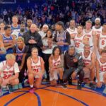 Laurent Bourgeois Instagram – #sundayfunday Thank you! @thedorway  @nyknicks @thegarden @fatjoe @tracymorgan #lestwins #knicks #nyc #knicksseasonopener #celebritygame Madison Square Garden
