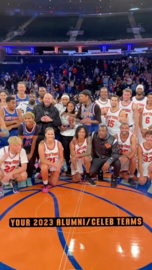 Laurent Bourgeois Instagram - #sundayfunday Thank you! @thedorway  @nyknicks @thegarden @fatjoe @tracymorgan #lestwins #knicks #nyc #knicksseasonopener #celebritygame