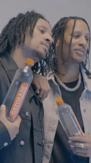 Laurent Bourgeois Instagram - Gatorade Water x Les Twins. Out now 💧⚡️