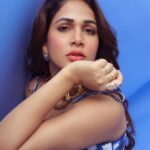Lavanya Tripathi Instagram - Above the clouds, beyond the blues. 🌤️ . . . Styled by @rashmitathapa Wearing @aaprolabel X @gateway.pr Accessories @houseofqc Makeup and hair @hairandmakeupbyrahul Shot by @puchi.photography