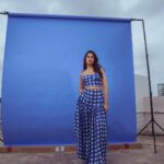 Lavanya Tripathi Instagram - Above the clouds, beyond the blues. 🌤️ . . . Styled by @rashmitathapa Wearing @aaprolabel X @gateway.pr Accessories @houseofqc Makeup and hair @hairandmakeupbyrahul Shot by @puchi.photography