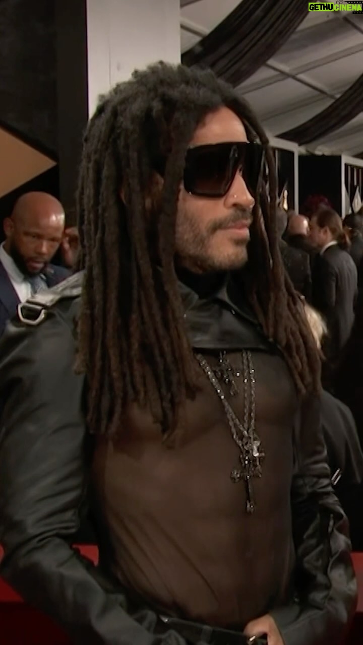 Laverne Cox Instagram - It’s @lennykravitz honey!!!! @lavernecox caught up with the man, the myth, the legend on the #GRAMMYs red carpet ✨