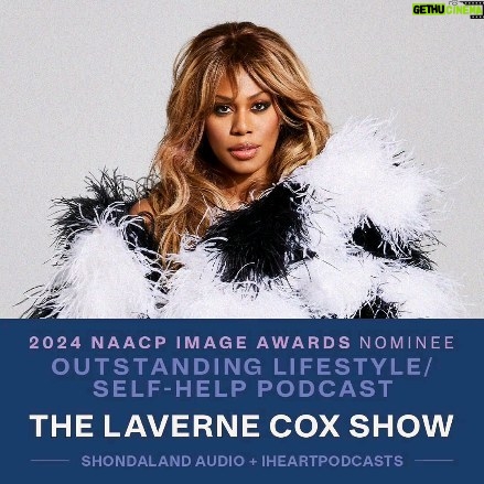 Laverne Cox Instagram - Than you @naacpimageawards for the nomination. Special shout out to @shondaland, @iheartradio and my brilliant producer Brooke Peterson