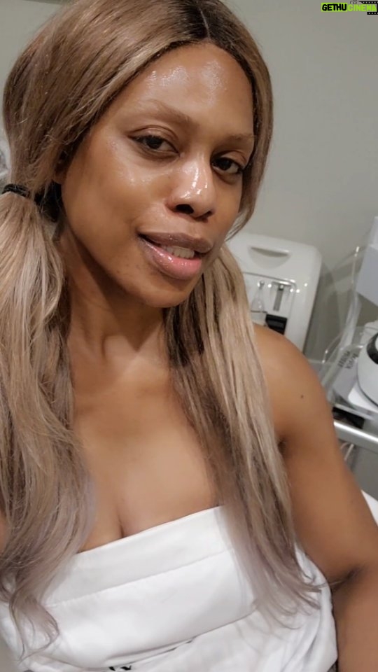 Laverne Cox Instagram - Post my facial with the brilliant @joannavargasnyc. Do you like my glow? #Emmys here we come. #TransIsBeautiful