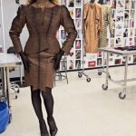 Laverne Cox Instagram - #AMomentOfMugler Croco Style suit From @manfredthierrymugler's Spring 1988 Iconic Africa Collection This is truly a work of art. The runway references embody his full vision for this seminal collection. ... #ThierryMuglerVintage #ThierryMuglerArchives #ThierryMugler #Muglerized #Muglerette ... #TransIsBeautiful