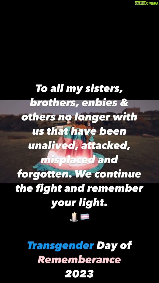 Laverne Cox Instagram - Today is #TransgenderDayOfRemembrance