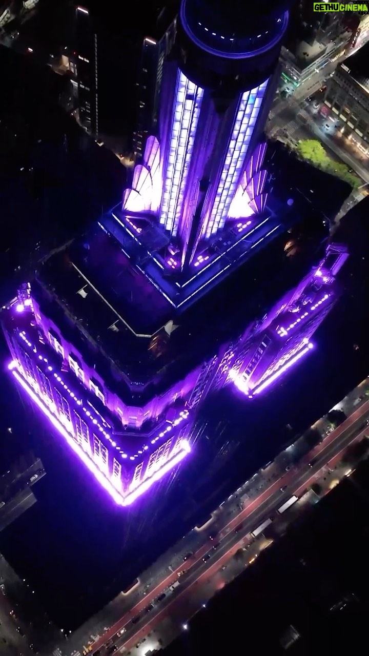 Laverne Cox Instagram - I hope that you remain deeply in the spirit of this day β¨π Thank you, @lavernecox ππ½ This week, the @empirestatebldg glows purple for #SpiritDay, the largest and most visible stand against bullying in support of LGBTQ youth in the world. Today, going purple gives queer youth everywhere clear possibility models to see themselves thriving in the world we live in. Learn more at GLAAD.org/SpiritDay πΉ: @brendandavis / @empirestatebldg New York, New York