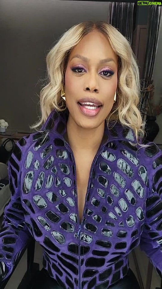 Laverne Cox Instagram - #SpiritDay is tomorrow. Go purple in solidarity to end the bullying of #lgbtqia+ youth. Let them know that they matter. I love you all! #TransIsBeautiful #ProtectTransKids