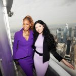 Laverne Cox Instagram - Today, we were with @lavernecox as she lit the Empire State Building purple in partnership with @sally_hansen in honor of #SpiritDay and to support LGBTQ youth. Special thanks to @gothamcheer as well as GLAAD board members @peppermint247 and @_samanthalux! Go purple tomorrow to celebrate Spirit Day! 💜 (Photos by Rob Kim/Getty Images for Empire State Realty Trust)