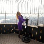 Laverne Cox Instagram - Today, we were with @lavernecox as she lit the Empire State Building purple in partnership with @sally_hansen in honor of #SpiritDay and to support LGBTQ youth. Special thanks to @gothamcheer as well as GLAAD board members @peppermint247 and @_samanthalux! Go purple tomorrow to celebrate Spirit Day! 💜 (Photos by Rob Kim/Getty Images for Empire State Realty Trust)