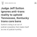 Laverne Cox Instagram - repost via @instarepost20 from @chasestrangio The last eight days have possibly been the most professionally devastating of my life. Anti-trans health bans have gone into or stayed in effect in multiple states as conservative courts have ruled in favor of the anti-trans lawmakers who have effectively capitalized on the rhetoric that demonizes our lives, bodies and health care. In this last year, our material realities have been altered in catastrophic ways that will continue to be unraveled over the coming years. We have seen a loss of care in a matter of months that parallels abortion care erosion that took place over decades. In the span of a week, three devastating court rulings have potentially changed the course of trans litigation for years—if not decades. And there is so little awareness of how quickly and dangerously this is playing out. Even in the context of exceedingly conservative courts we are seeing departures from typical practice in favor of harming us and upending our lives. Soon, state legislatures will convene again and further target trans life and as the GOP primaries pick up, we will be situated as either a posturing device for the right to establish their far right credentials or an example of progressivism having gone too far for the center (which include many dems). In liberal enclaves gender binaries will be reinforced and our existence quietly questioned or publicly debated in the manner of the NYT. This is not the time for silence from allies and accomplices. They have trained their attacks on us but make no mistake everyone is imperiled by this. Today feels hopeless but by tomorrow I will be energized. In this fight I will stay focused on our histories of resistance and our indefatigable ability to love and care for each other. Please if you read this post consider this a ten alarm fire. I will work on action items over the weekend. And follow @lawdorknews for the latest on the legal landscape/hellscape.