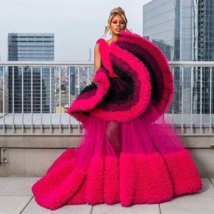 Laverne Cox Instagram - Last week attending @csiriano's 15th anniversary runway show I was reminded of how many wonderful fashion and career moments I've had in his clothes. Thank you Christian and congratulations again.
#NYFW 
#siriano 
#TransIsBeautiful