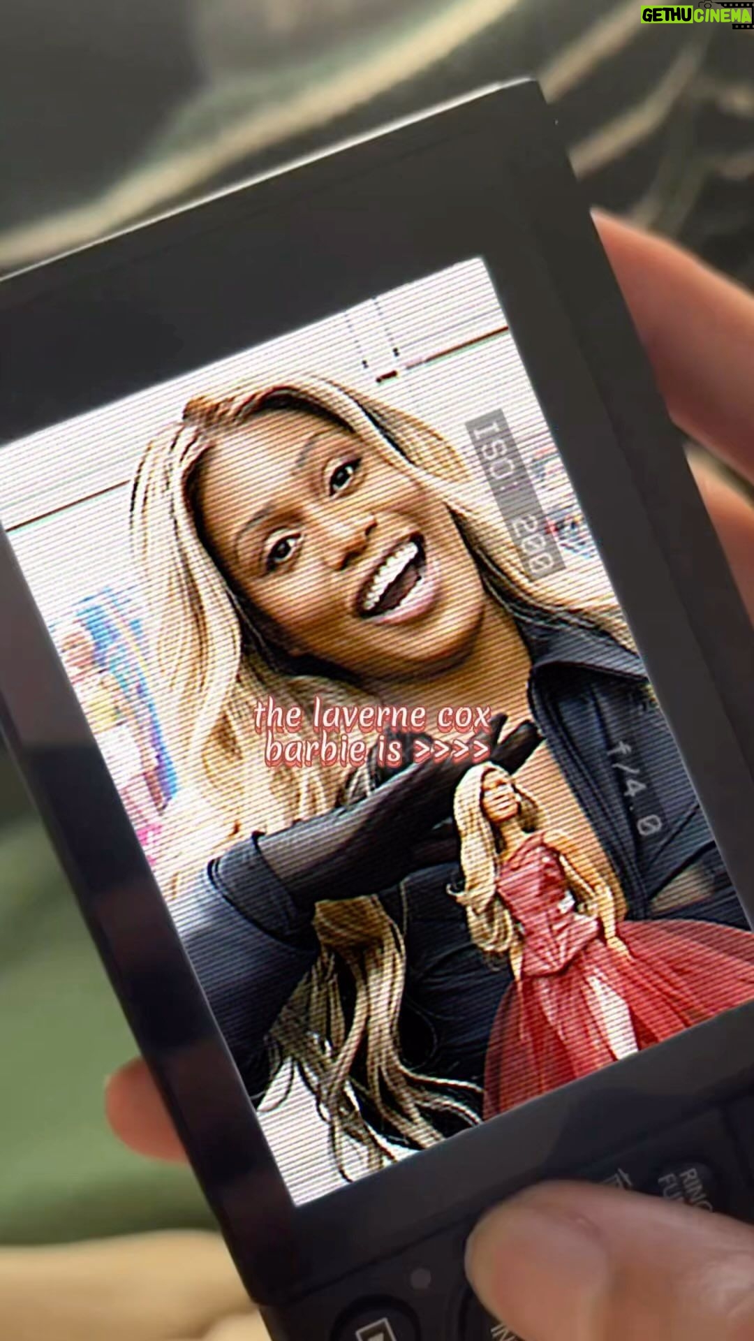 Laverne Cox Instagram - ONE OF THE BEST BARBIES 🥰✨ Mattel was in their BAG when they popped out with this this baddie!!!! This release marked Barbie’s first transgender doll, an iconic feat that should never be forgotten. I get the honor of looking at it during work hours after she graced #breakfastclubam with one. It’s a piece of history that marks inclusivity, standard and evolution. Trans is beautiful and that’s just facts. This is @lavernecox for @mattel’s @barbie Edit by me, follow @picsbynala for more.