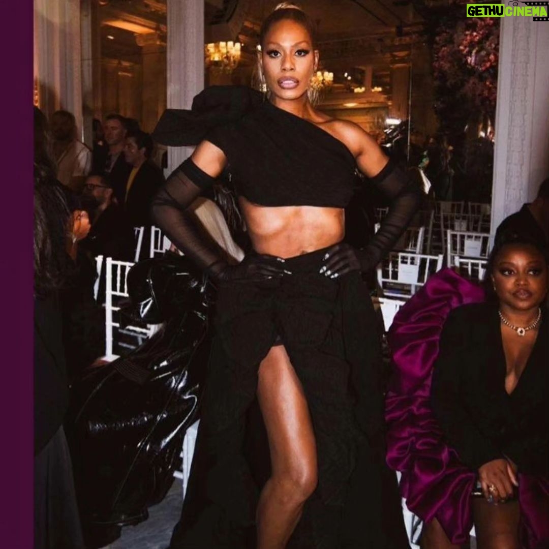 Laverne Cox Instagram - Last week attending @csiriano's 15th anniversary runway show I was reminded of how many wonderful fashion and career moments I've had in his clothes. Thank you Christian and congratulations again. #NYFW #siriano #TransIsBeautiful