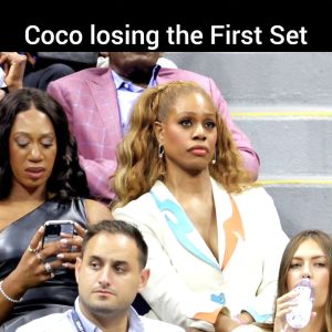 Laverne Cox Instagram - The emotional rollercoaster I went on in pictures at yesterday's US Open Women's final.  Congratulations @cocogauff. You did your thing! Brilliant Performance!
#USOpen