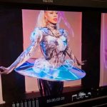Laverne Cox Instagram – Laverne in her music video director’s bag.  I’ve never wanted to be a director but I had a vision and felt it most efficient if I take the reigns. 
#bts of my latest visual for my new music
“Gretchen: A TripHopera Part II” now steaming everyehere.
….
What a privilege to work with such amazing professionals. Special shout out to @asherlevine who designed this iconic fembot ballerina suit.  He was so generously on set with us to finesse his beautiful creation.  He is in the second and third slides.
My DP @thealantan_ 
The incredible team at @wreckdpro who designed the amazing projections.
@deetrannybear on hair 
@theladydeja makeup
@christinajpacelli styling
@matadorandrew as my leading man
…
#TripHopera
#TransIsBeautiful
