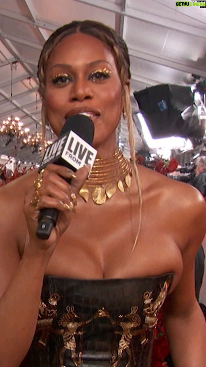 Laverne Cox Instagram - Who’s ready for another round of awards? I’ll be at the #PCAs red carpet and want YOU to join me, this Sunday at 6p ET/PT on @eentertainment and 7p ET/PT on @NBC & @Peacock ✨