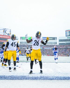 Le'Veon Bell Instagram - Throwback to when Lev went OFF against the Bills 🥶

📺: #PITvsBUF 1/14 at 1 PM ET on CBS