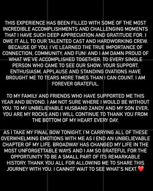 Lea Michele Instagram - Thank you for all the love and support. This was truly the most extraordinary year and chapter of my life. I cannot wait for what’s next.❤️