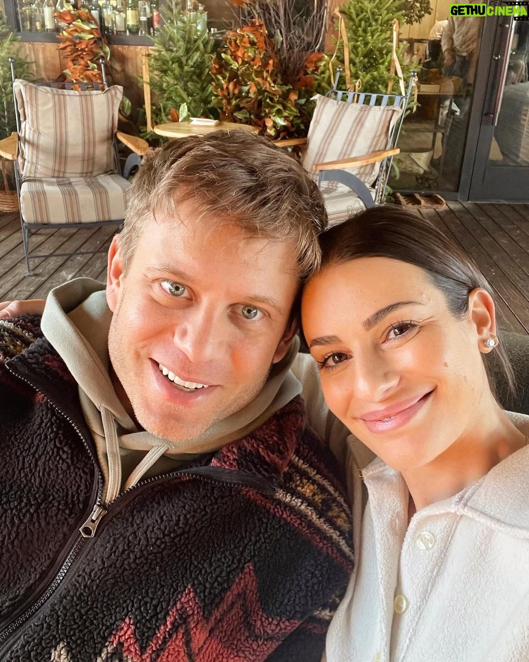 Lea Michele Instagram - The happiest New Year/ happiest Birthday to my love Z🥂❤️