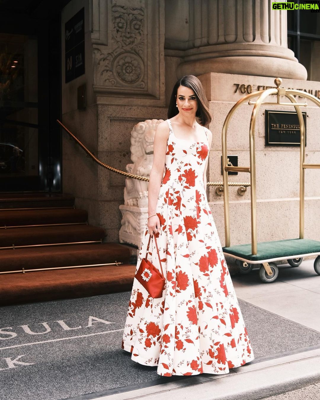 Lea Michele Instagram - Mom and dad night out at the @thepeninsulanyc Hotel for Tony Night! ❤️ The Peninsula Hotel