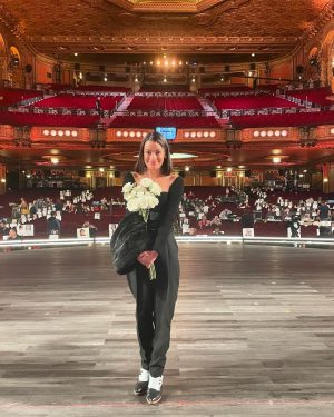 Lea Michele Instagram - Somewhere Rachel Berry is smiling. ❤️ @thetonyawards tonight! @funnygirlbwy