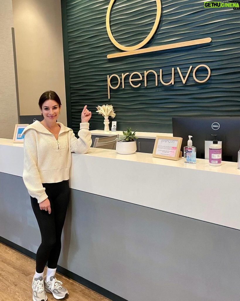 Lea Michele Instagram - Excited to be visiting @Prenuvo today to be proactive about my health! 💪🏻 #prenuvopartner