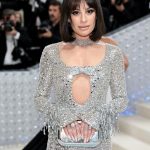 Lea Michele Instagram – @voguemagazine @michaelkors 🩶