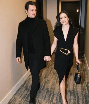Lea Michele Instagram - Date night with my second husband.🖤