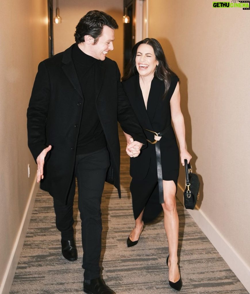 Lea Michele Instagram - Date night with my second husband.🖤