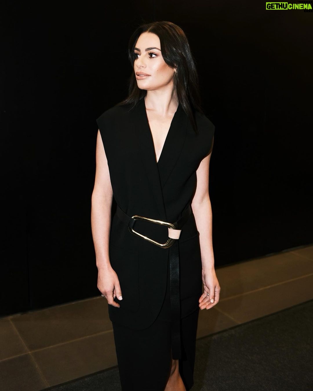 Lea Michele Instagram - Thank you @michaelkors for another gorgeous look for tonight’s Ragtime 25th anniversary concert. 🖤