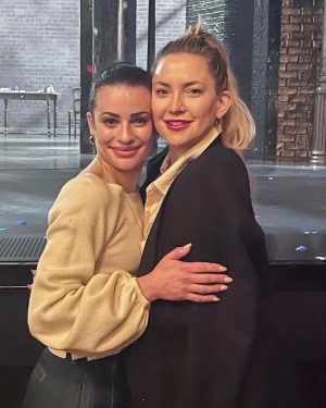 Lea Michele Instagram - Kate, you are a true angel on this earth. So special having you at @funnygirlbwy last night! Love you dearly. ❤️
