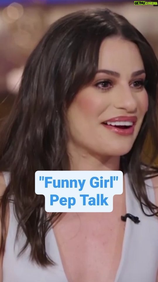 Lea Michele Instagram - @leamichele's pep talk to herself before every "Funny Girl" performance is simple: "don't f**k up"