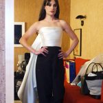 Lea Michele Instagram - Dressed up for night off at @latenightseth ⭐️
