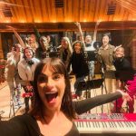 Lea Michele Instagram - One of my favorite pics with the girls from our @funnygirlbwy album recording! 🎶